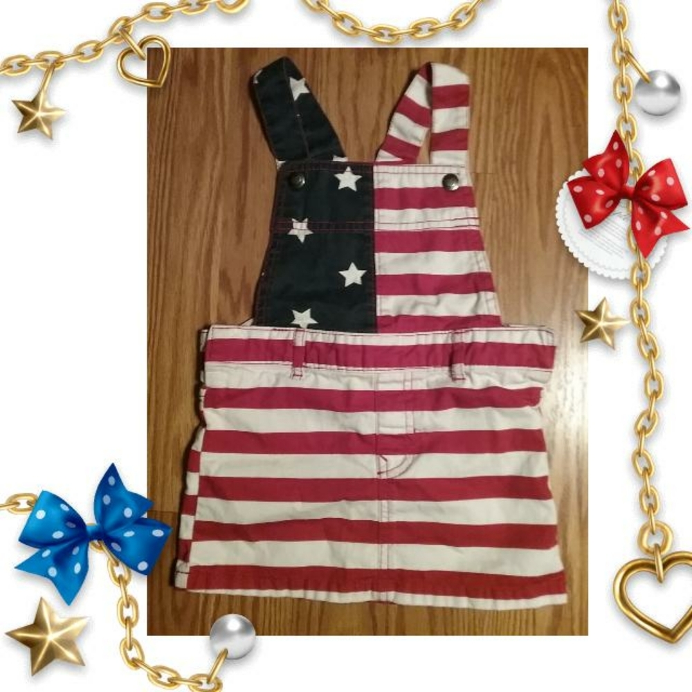 PLACE  PATRIOT SKIRT OVERALL JUMPSUIT